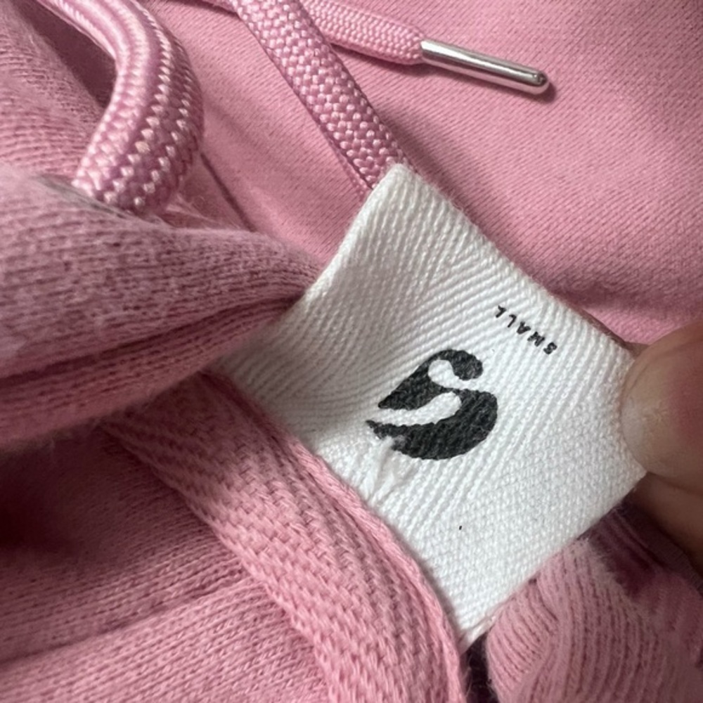 Glossier bubblegum hoodie‎ size small - Picture 5 of 9